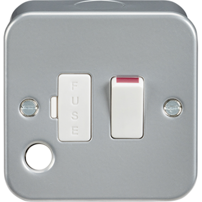 Picture of Metal Clad 13A Switched Fused Spur Unit with Flex Outlet