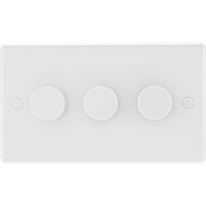 Picture of 3 Gang 2 Way Push 400W Dimmer Switch