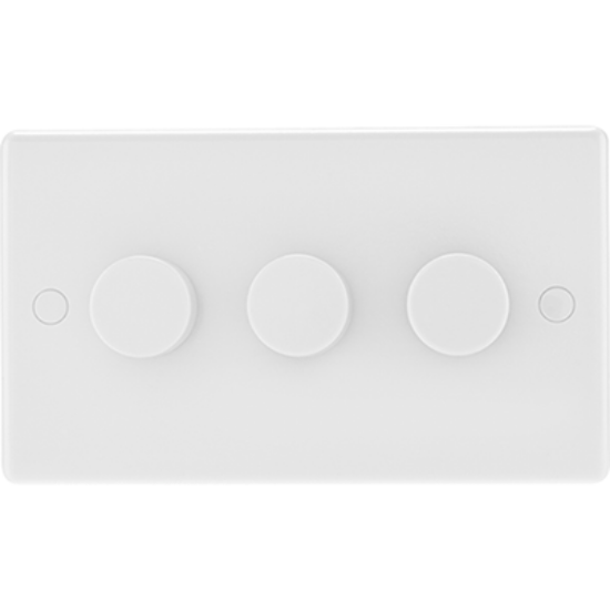 Picture of 3 Gang 2 Way Push 400W Dimmer Switch