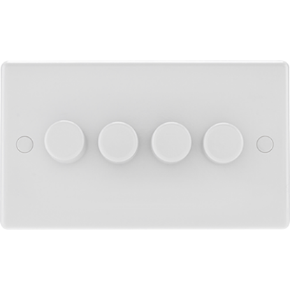 Picture of 4 Gang 2 Way Push 400W Dimmer Switch