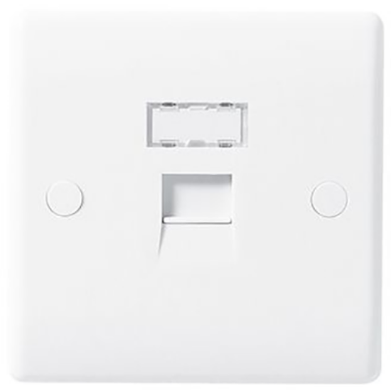 Picture of 1 Gang RJ45 Telephone Socket (Screw)