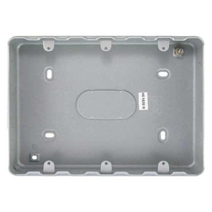 Picture of 9 and 12 Gang Surface Metal Back Box with Knockouts