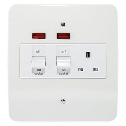 Picture of 45A Double Pole Cooker Control Unit with Neon