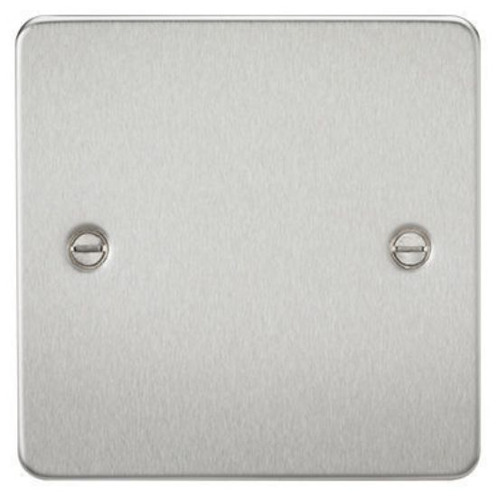 Picture of Flat Plate 1G Blanking Plate - Brushed Chrome