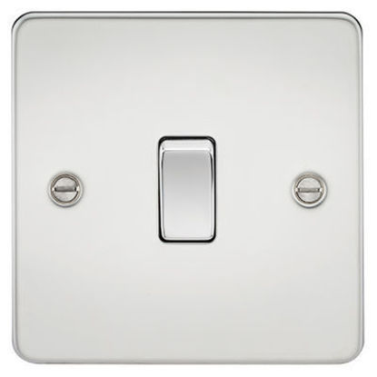 Picture of Flat Plate 10AX 1G Intermediate Switch - Polished Chrome