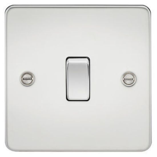 Picture of Flat Plate 10AX 1G Intermediate Switch - Polished Chrome