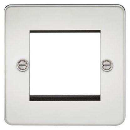 Picture of Flat Plate 2G Modular Faceplate - Polished Chrome