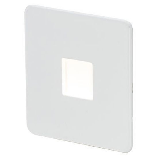 Picture of Screwless 230V LED Plinth Light - Matt White