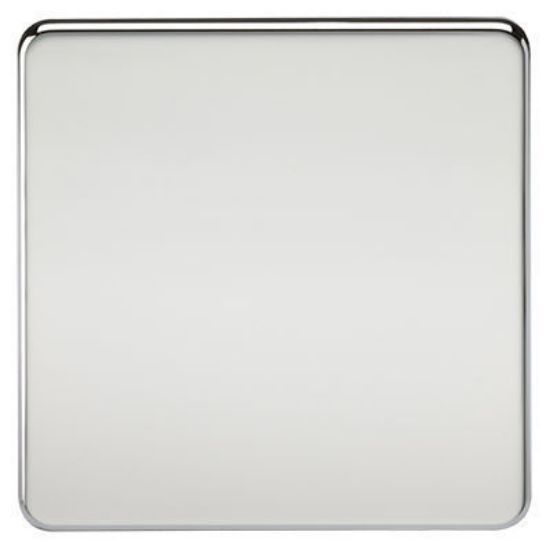 Picture of Screwless 1G Blanking Plate - Polished Chrome