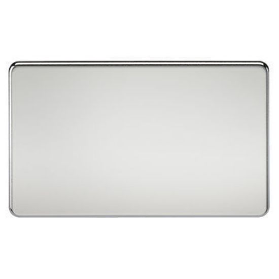 Picture of Screwless 2G Blanking Plate - Polished Chrome