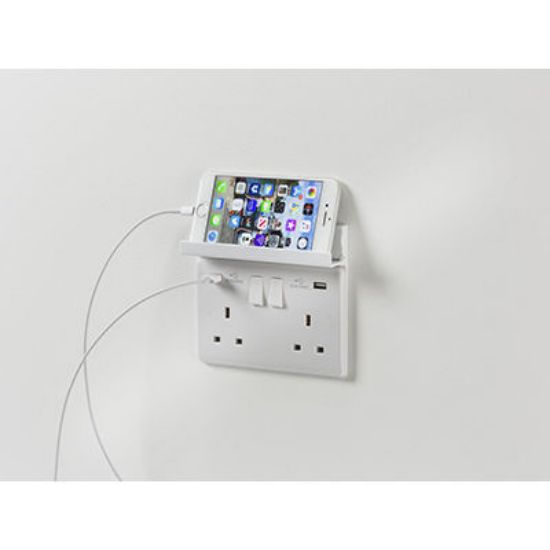 Picture of 2G Fold Away Phone Holder - White