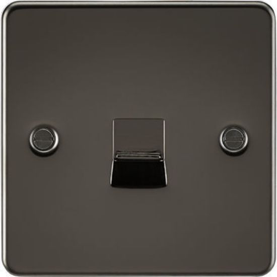 Picture of Flat Plate Telephone Extension Socket - Gunmetal