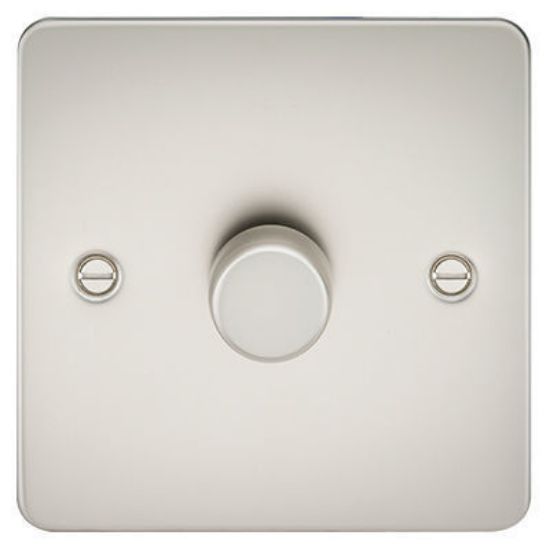 Picture of Flat Plate 1G 2 Way 10-200W (5-150W LED) Trailing Edge Dimmer - Pearl