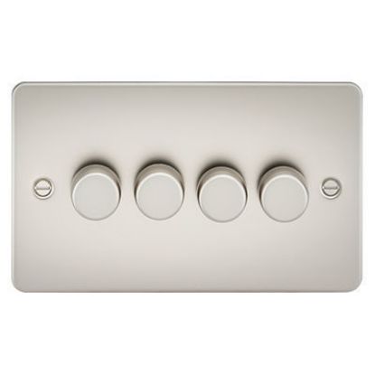 Picture of Flat Plate 4G 2 Way 10-200W (5-150W LED) Trailing Edge Dimmer - Pearl