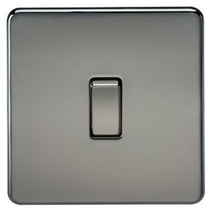 Picture of Screwless 10AX 1G Intermediate Switch - Black Nickel