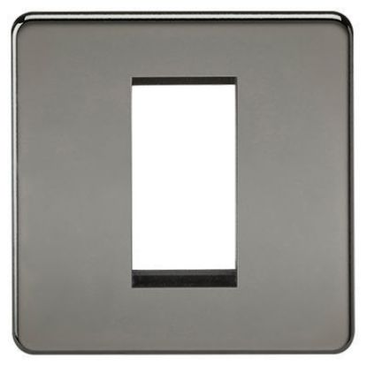 Picture of Screwless 1G Modular Faceplate - Black Nickel