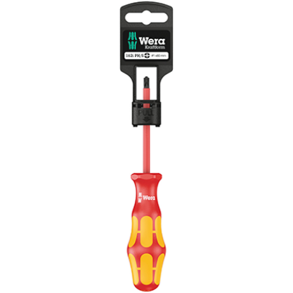 Picture of Kraftform 162 i PH/S SB VDE Insulated Screwdriver for PlusMinus Screws (Philips/Slotted) - 1x80mm