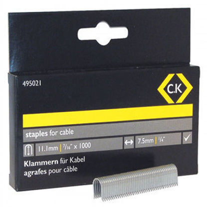 Picture of Cable Staples 7.5x10mm - Half Round