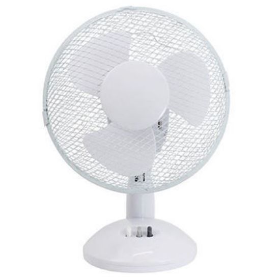 Picture of 9" Oscillating & Tiltable Desk Fan