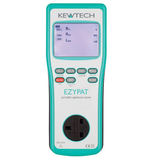 Picture of Kewtech EZYPAT Hand Held Battery Operated PAT Tester