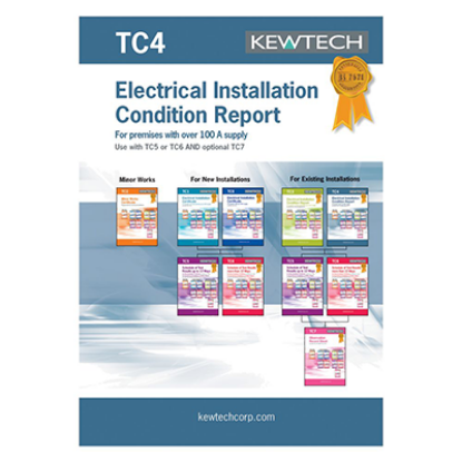 Picture of TC4 Elect. Installation Condition Report for > 100A Supply