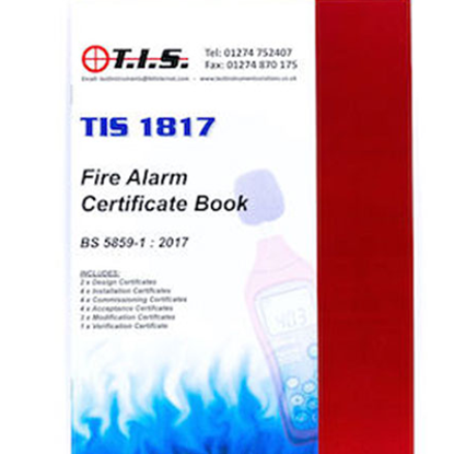 Picture of TIS 1817 Fire Alarm Certificate Book