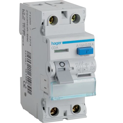 Picture of 63A 2 Pole Type A RCD