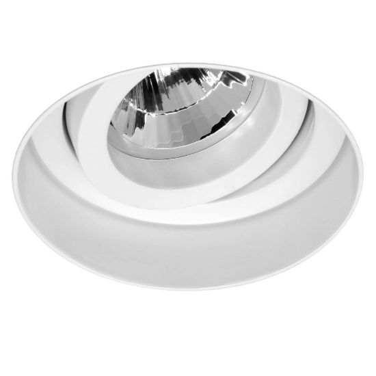 Picture of Trimless Round Fire Rated Adjustable Downlight GU10 240V