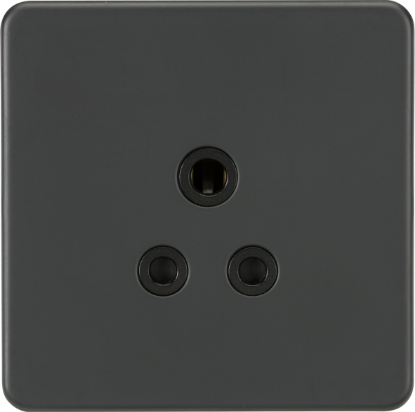 Picture of Screwless 5A Unswitched Socket - Anthracite