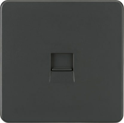 Picture of Screwless Telephone Master Socket -Anthracite