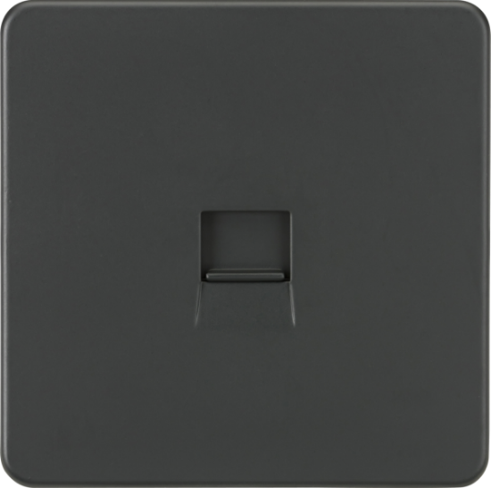 Picture of Screwless Telephone Master Socket -Anthracite