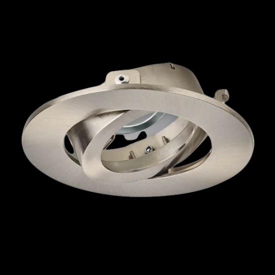 Picture of EFD™ PRO 102MM ADJUSTABLE ALUMINIUM DOWNLIGHT BEZEL - SATIN NICKEL